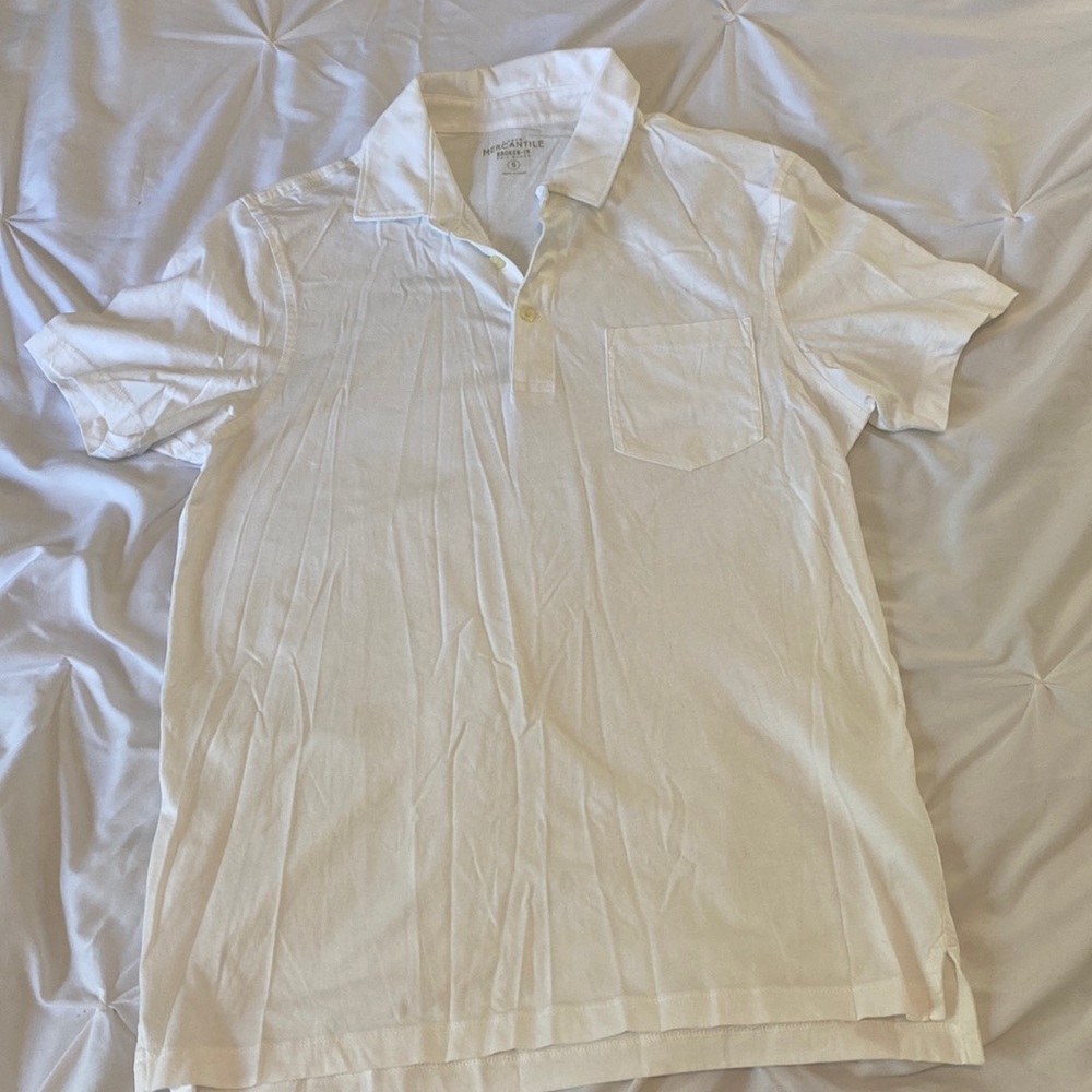 J. Crew White Mercantile T-Shirt